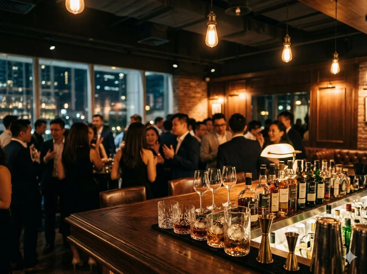 Modern bar interior